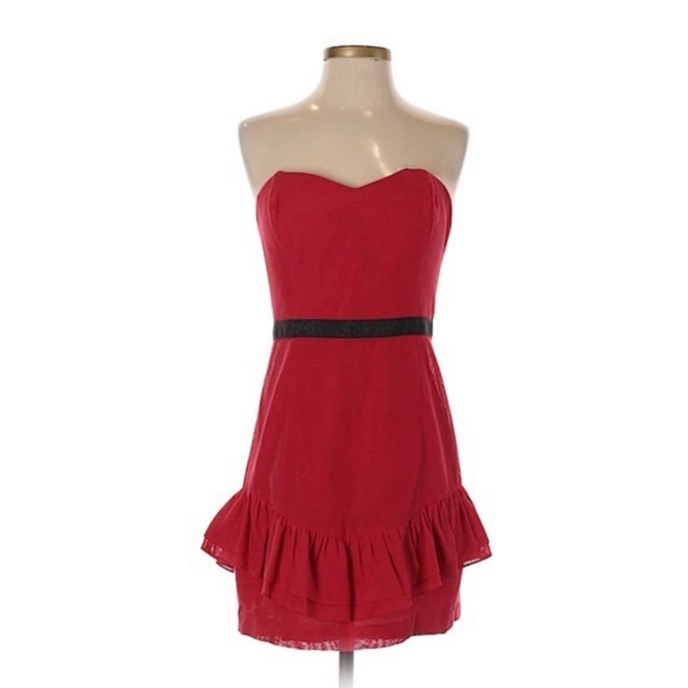 BCBGeneration Red Party Cocktail Dress 8‎